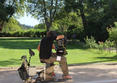 Tournage de la série Kaïn au Château Calissanne