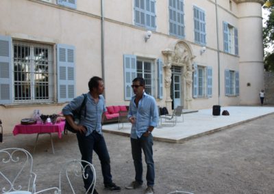 Tournage de la série Kaïn au Château Calissanne