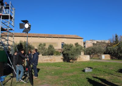 Tournage de la série Kaïn au Château Calissanne