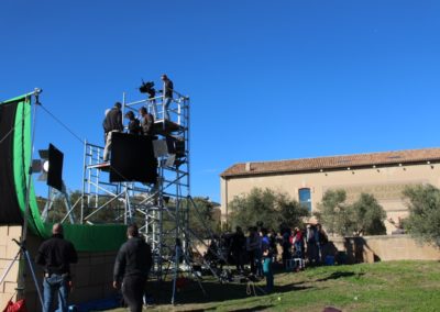 Tournage de la série Kaïn au Château Calissanne