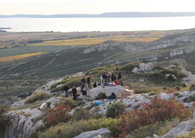 Tournage de la série Kaïn au Château Calissanne