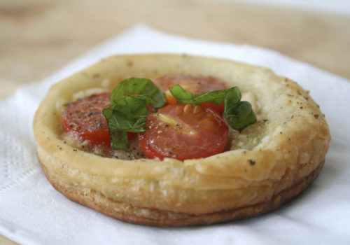 Tarte pistou-tomates