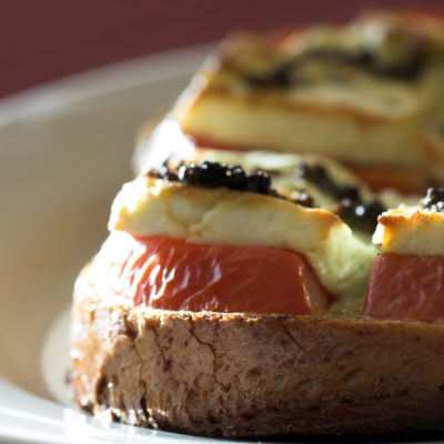 Tartines de chèvre chaud