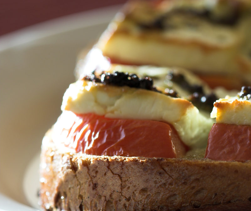 Tartines de chèvre chaud