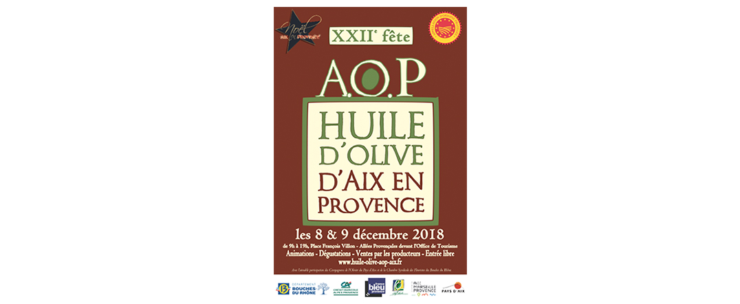 22ème Fête de l’huile d’olive d’Aix en Provence A.O.P.