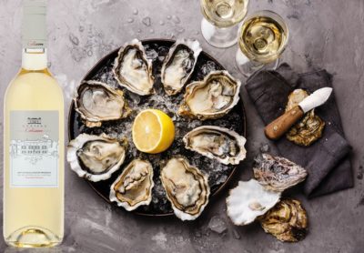 Déjeuner coquillages et Château Calissanne Blanc Déjeuner coquillages et Château Calissanne Blanc