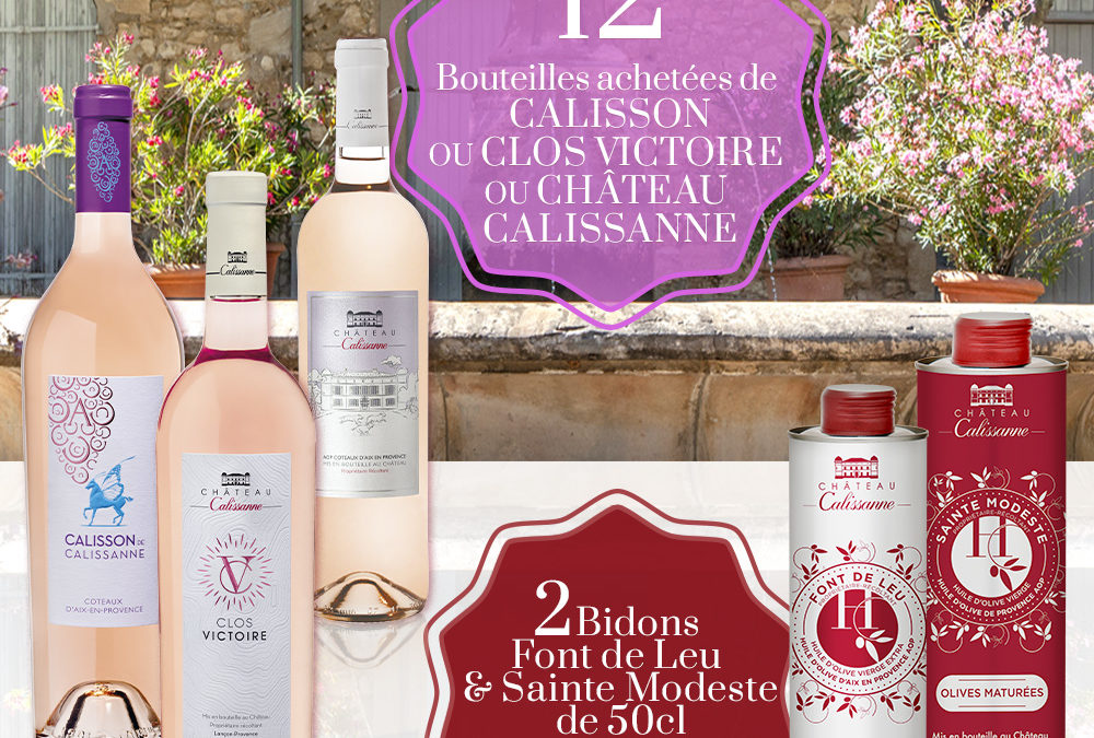 Offre spéciale rosés Château Calissanne