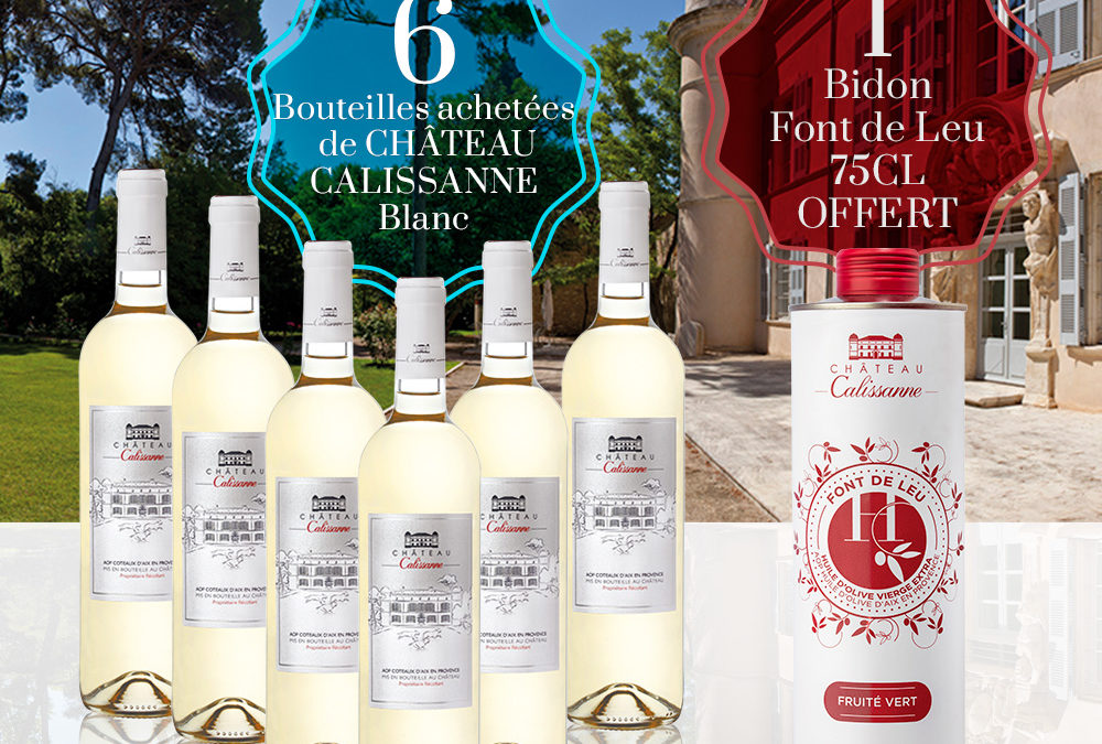 Offre spéciale Château Calissanne blanc