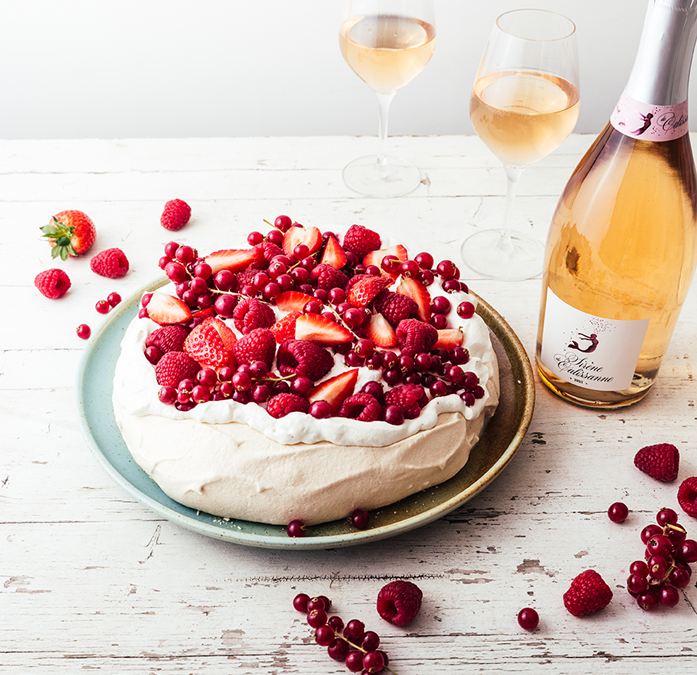 Pavlova aux fruits rouges