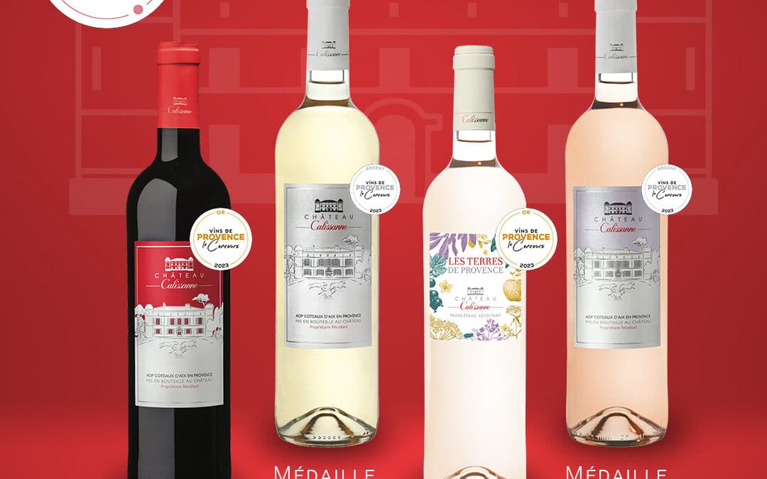 4 nouvelles médailles au Concours des Vins de Provence 2023