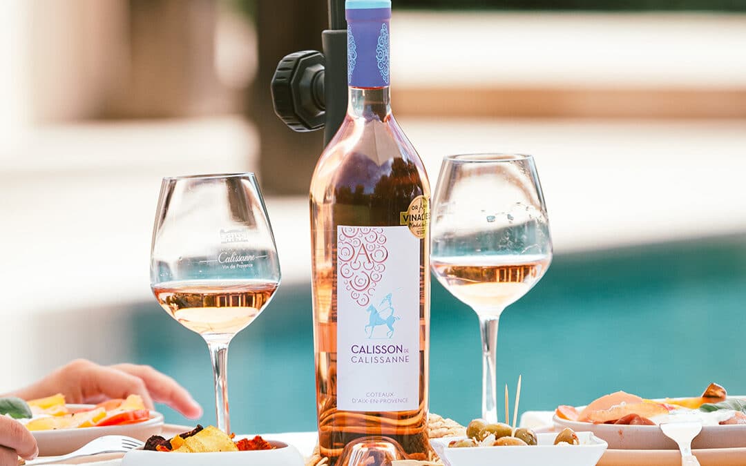 Calisson de Calissanne rosé, le déjeuner