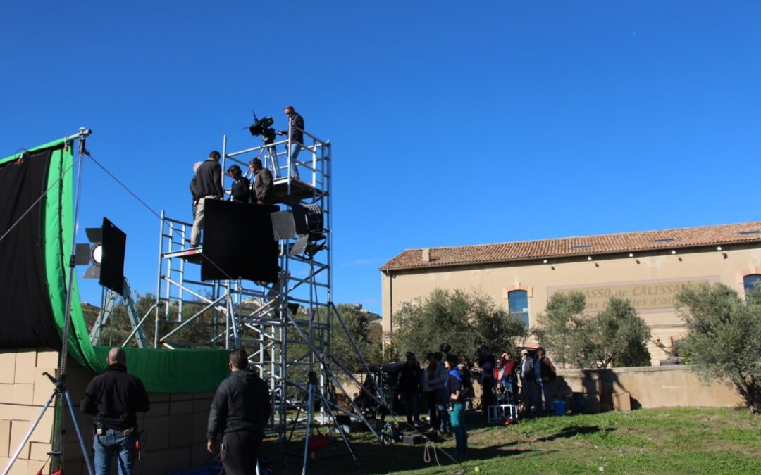 Tournage de la série Kaïn au Château Calissanne